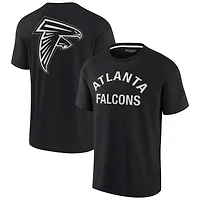T-shirt unisexe Fanatics noir Atlanta Falcons Elements super doux à manches courtes