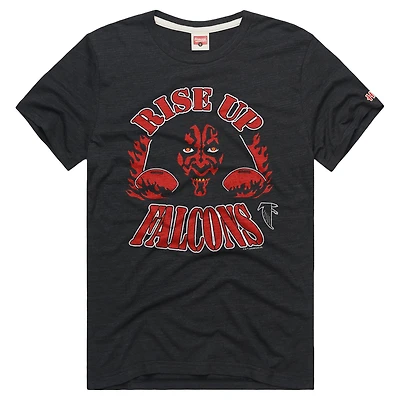 Unisex Homage Charcoal Atlanta Falcons Star Wars x NFL Tri-Blend T-Shirt