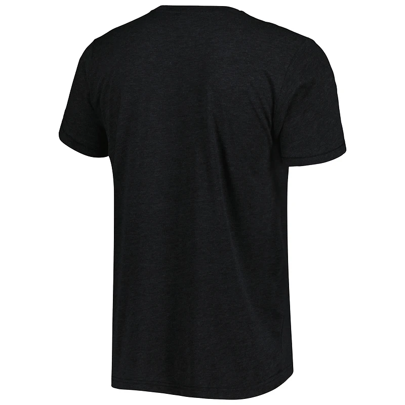 Unisex Homage Deion Sanders Heathered Heather Black Atlanta Falcons NFL Blitz Retired Player Tri-Blend T-Shirt