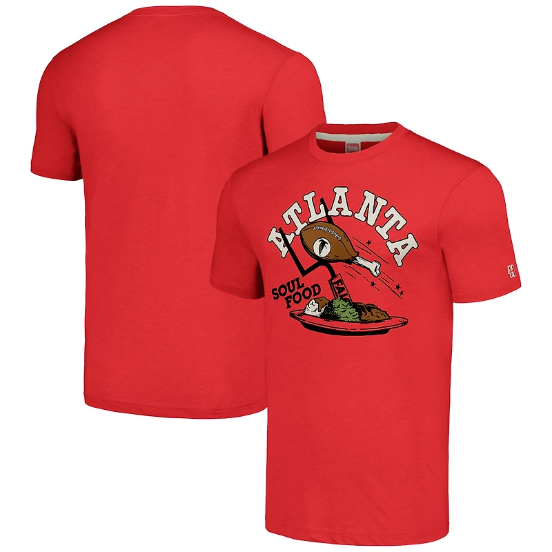 T-shirt unisexe à trois mélanges Flavortown des Falcons d'Atlanta rouge NFL x Guy Fieri