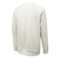 Unisex Majestic Threads  White Atlanta Falcons Sundays Block Letter Crewneck Pullover Sweatshirt