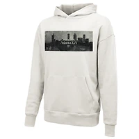 Unisex Majestic Threads  White Atlanta Falcons Sundays Skyline Pullover Hoodie