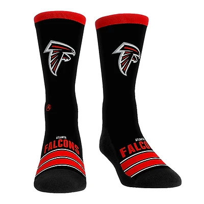 Chaussettes unisexes Rock Em Crew Atlanta Falcons Gametime Stripe