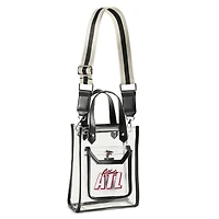 WEAR by Erin Andrews Sac à bandoulière transparent Atlanta Falcons Stadium avec pochette à monnaie