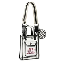 WEAR by Erin Andrews Sac à bandoulière transparent Atlanta Falcons Stadium avec pochette à monnaie
