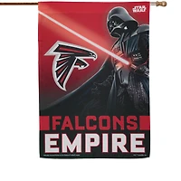 Bannière de maison simple face WinCraft Atlanta Falcons 28" x 40" Star Wars Empire