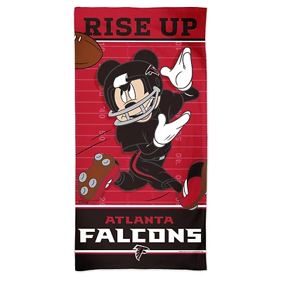 Serviette de plage WinCraft Atlanta Falcons 30 '' x 60 '' Team Disney Spectra