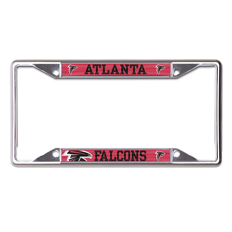 Cadre de plaque d'immatriculation en métal WinCraft Atlanta Falcons