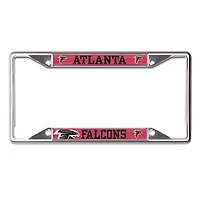 Cadre de plaque d'immatriculation en métal WinCraft Atlanta Falcons