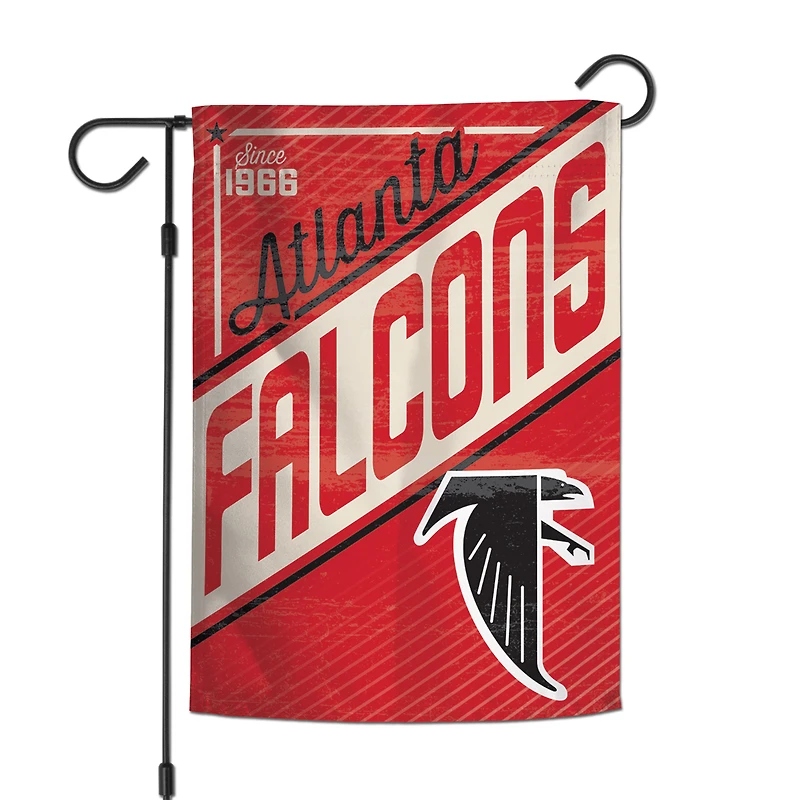 WinCraft Atlanta Falcons Team Drapeau de jardin 2 côtés 30,5 x 45,7 cm