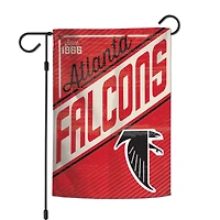 WinCraft Atlanta Falcons Team Drapeau de jardin 2 côtés 30,5 x 45,7 cm
