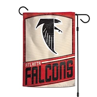 WinCraft Atlanta Falcons Team Drapeau de jardin 2 côtés 30,5 x 45,7 cm