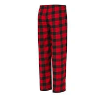 Ensemble pyjama en flanelle noir/rouge Atlanta Falcons Avondale pour femme Concepts Sport