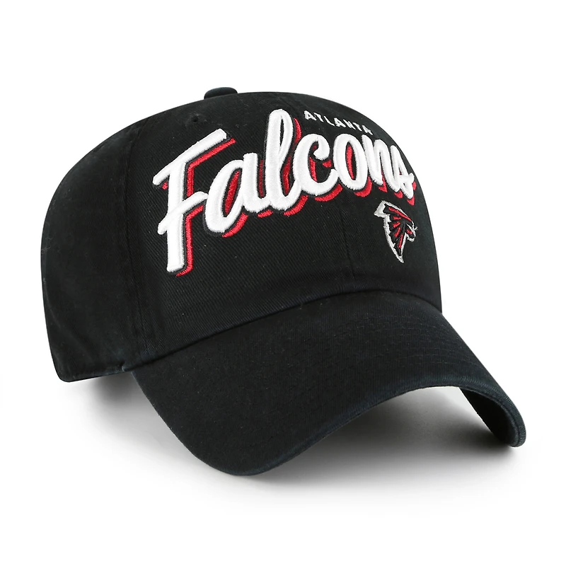 Casquette ajustable Ariana Clean Up noire '47 pour femme des Falcons d'Atlanta