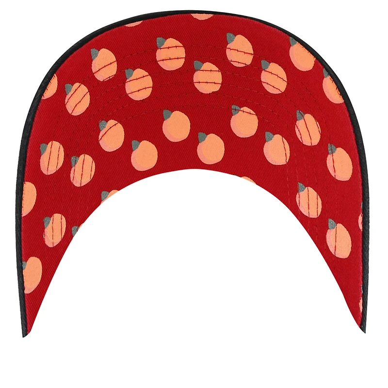 Women's '47 Black Atlanta Falcons Confetti Icon Clean Up Adjustable Hat