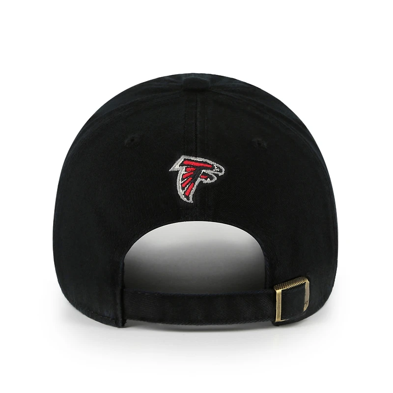 Women's '47 Black Atlanta Falcons Zoey Clean Up Adjustable Hat