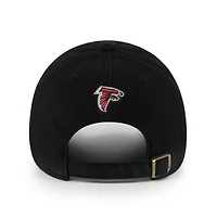 Women's '47  Black Atlanta Falcons Zoey Clean Up Adjustable Hat