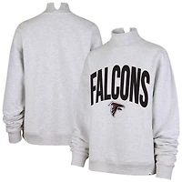 Sweat-shirt à col montant Subtle Muse gris '47 Atlanta Falcons pour femme