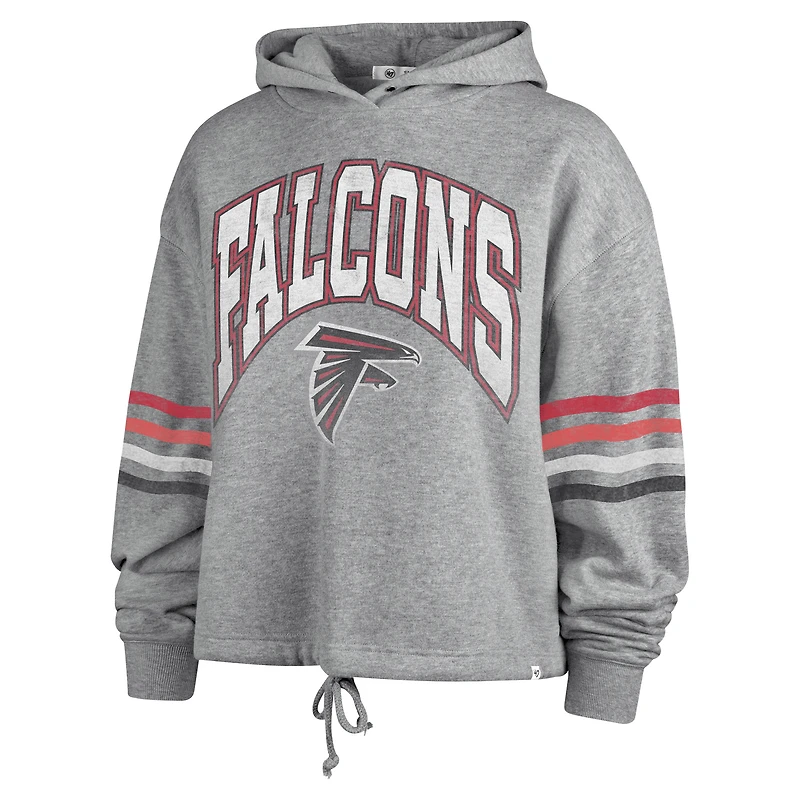Sweat à capuche '47 gris chiné pour femmes des Atlanta Falcons Upland Bennett