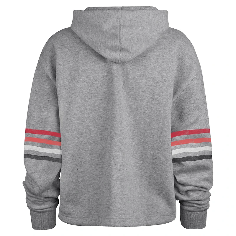 Sweat à capuche '47 gris chiné pour femmes des Atlanta Falcons Upland Bennett