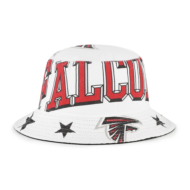 Women's '47  White Atlanta Falcons Energize Bucket Hat