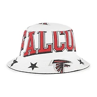 Women's '47  White Atlanta Falcons Energize Bucket Hat