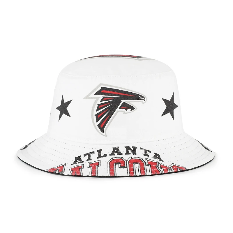 Women's '47  White Atlanta Falcons Energize Bucket Hat