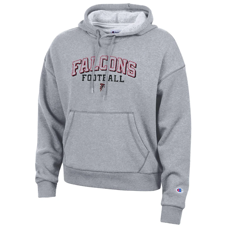 Women's Champion Gray Atlanta Falcons Triumph Tri-Blend Hoodie