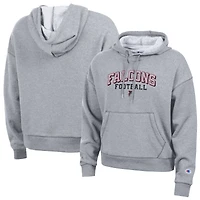 Women's Champion Gray Atlanta Falcons Triumph Tri-Blend Hoodie