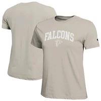 T-shirt Champion pour femmes, marron clair, Atlanta Falcons, beurre de cacao