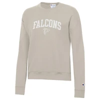 Women's Champion  Light Brown Atlanta Falcons Powerblend Cocoa Butter Fleece Sweatshirt