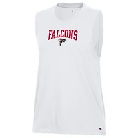 Women's Champion  White Atlanta Falcons Muscle Tank Top
