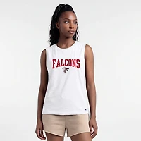 Women's Champion  White Atlanta Falcons Muscle Tank Top
