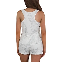 Women's Concepts Sport Atlanta Falcons Quartz Hacci Knit Tank Top & Shorts Sleep Set