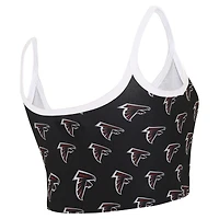 Women's Concepts Sport Black Atlanta Falcons Gauge Lounge Bralette