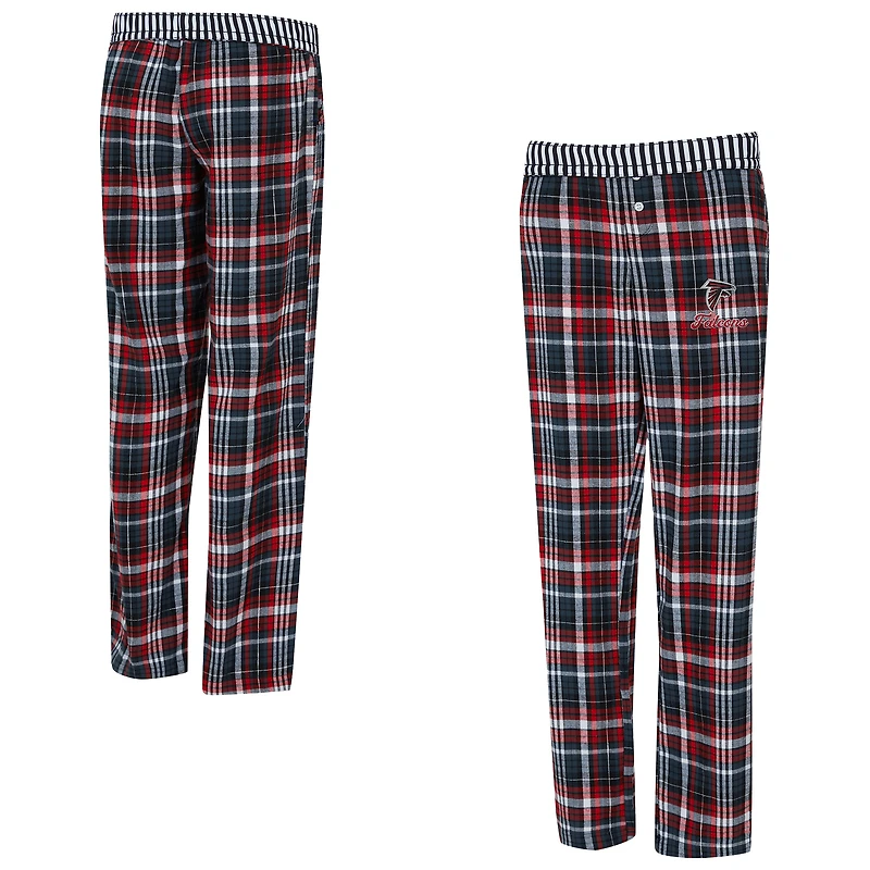 Women's Concepts Sport  Black Atlanta Falcons Laney Plaid Tri-Blend Pants