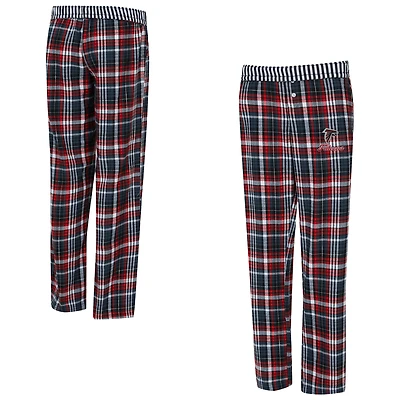 Women's Concepts Sport Black Atlanta Falcons Laney Plaid Tri-Blend Pants