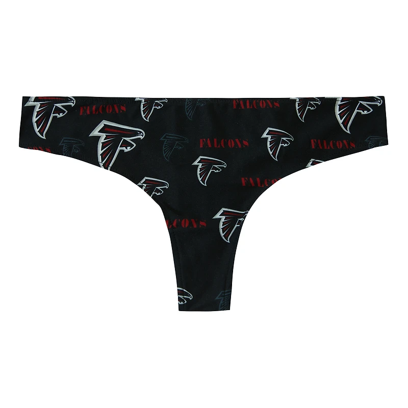 String noir à imprimé mosaïque Atlanta Falcons pour femme Concepts Sport