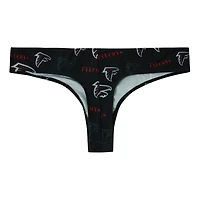 String noir à imprimé mosaïque Atlanta Falcons pour femme Concepts Sport