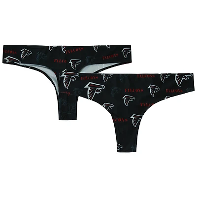 String noir à imprimé mosaïque Atlanta Falcons pour femme Concepts Sport