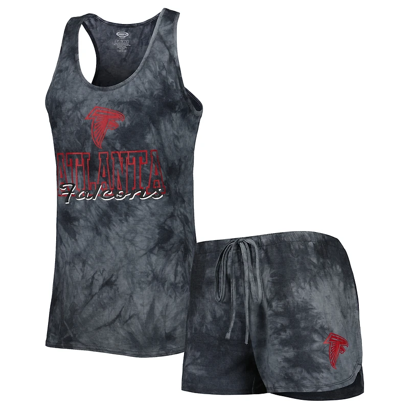 Concepts Sport Charcoal Atlanta Falcons Billboard Scoop Neck Racerback Tank and Shorts Sleep Set