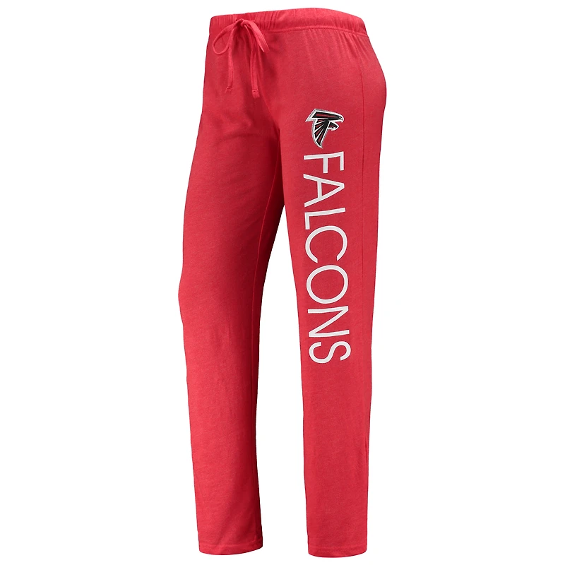 Ensemble de nuit avec débardeur et pantalon pour femme Concepts Sport Rouge/noir des Falcons d'Atlanta