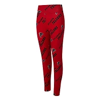 Leggings Concepts Sport rouges à imprimé mosaïque des Falcons d'Atlanta pour femme