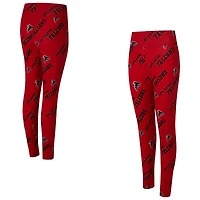 Leggings Concepts Sport rouges à imprimé mosaïque des Falcons d'Atlanta pour femme