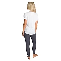 Women's Concepts Sport White/Charcoal Atlanta Falcons Sonata Top & Leggings Sleep Set