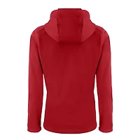 Veste à capuche entièrement zippée et recyclée Evoke Eco Softshell pour femme des Falcons d'Atlanta, Cutter & Buck, rouge