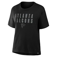 Women's Fanatics Black Atlanta Falcons Blackout Kneel Down Legacy T-Shirt