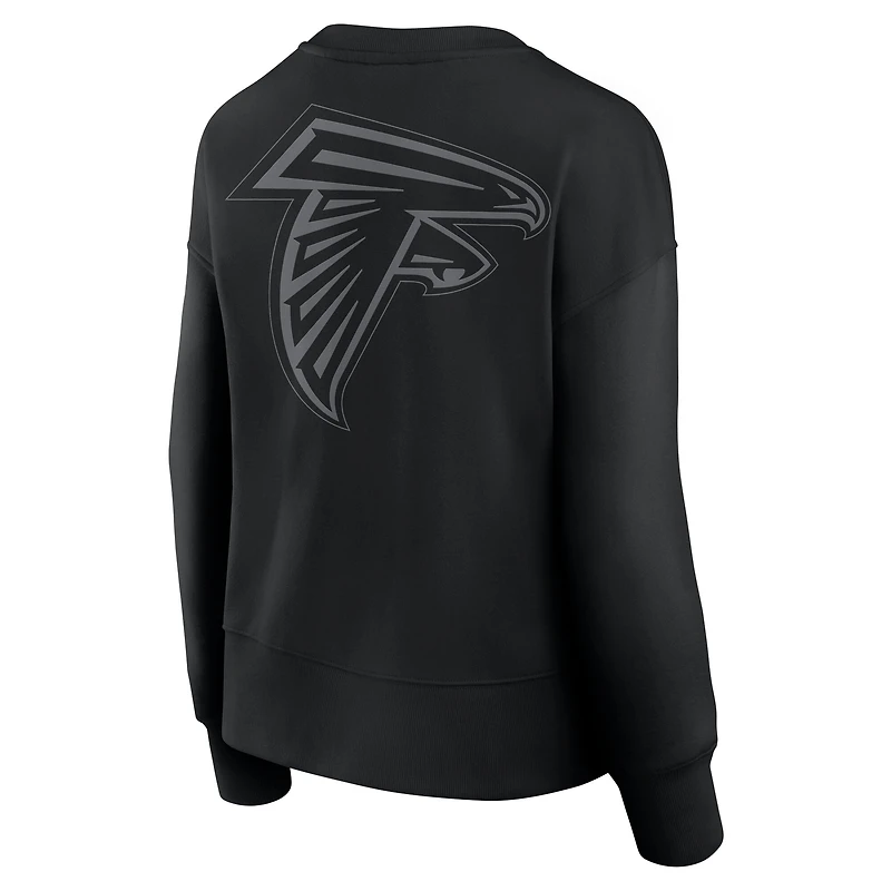 Women's Fanatics Black Atlanta Falcons Elements Pullover Sweatshirt