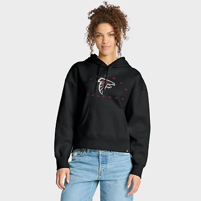 Sweat à capuche noir Atlanta Falcons Eligible Receiver Legacy pour femmes