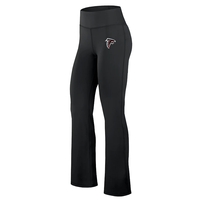 Women's Fanatics Black Atlanta Falcons Maxed Out Flare Leggings